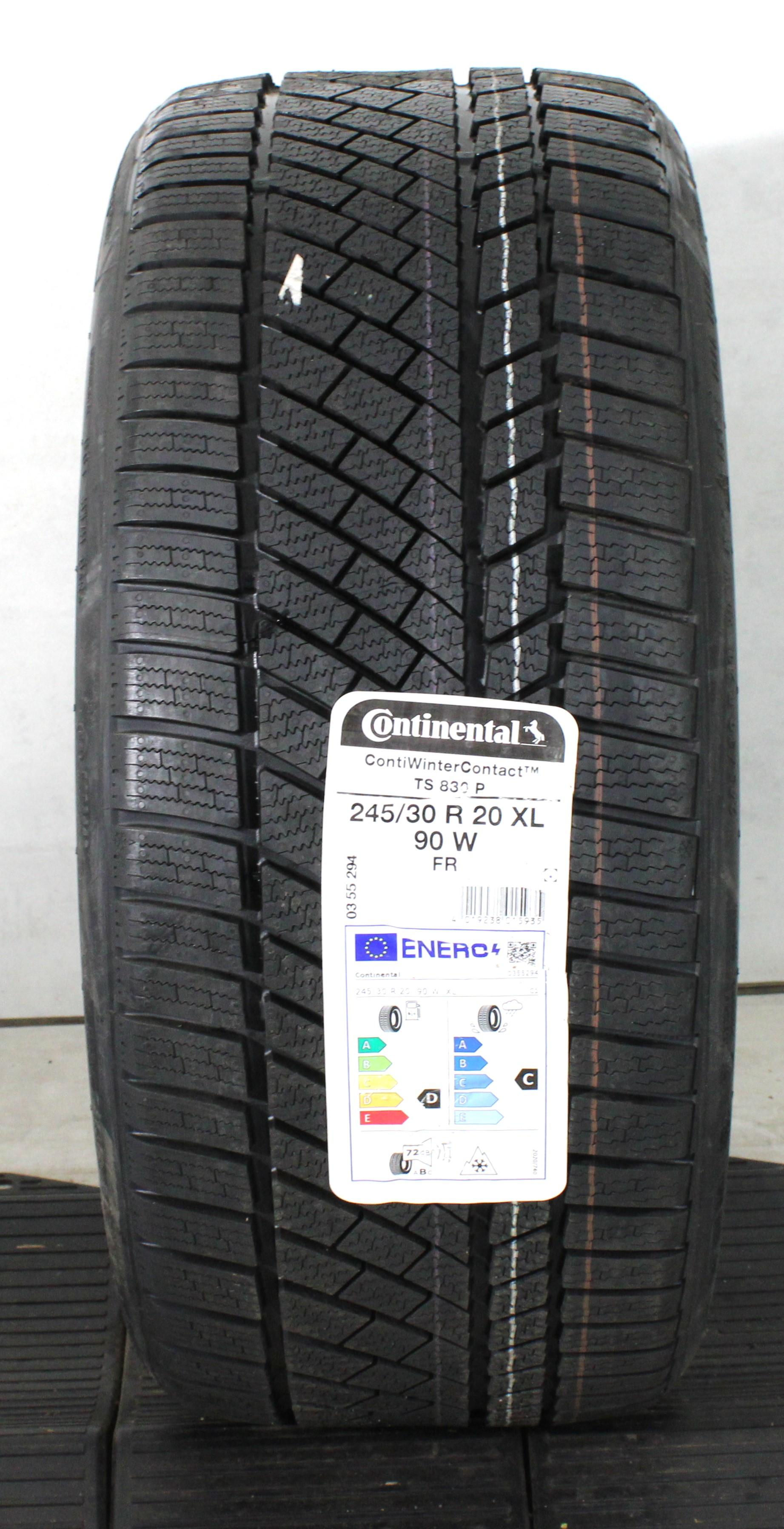 1 x 245/30R20 90W Winterreifen Continental Winter Contact TS830P 2022 XL