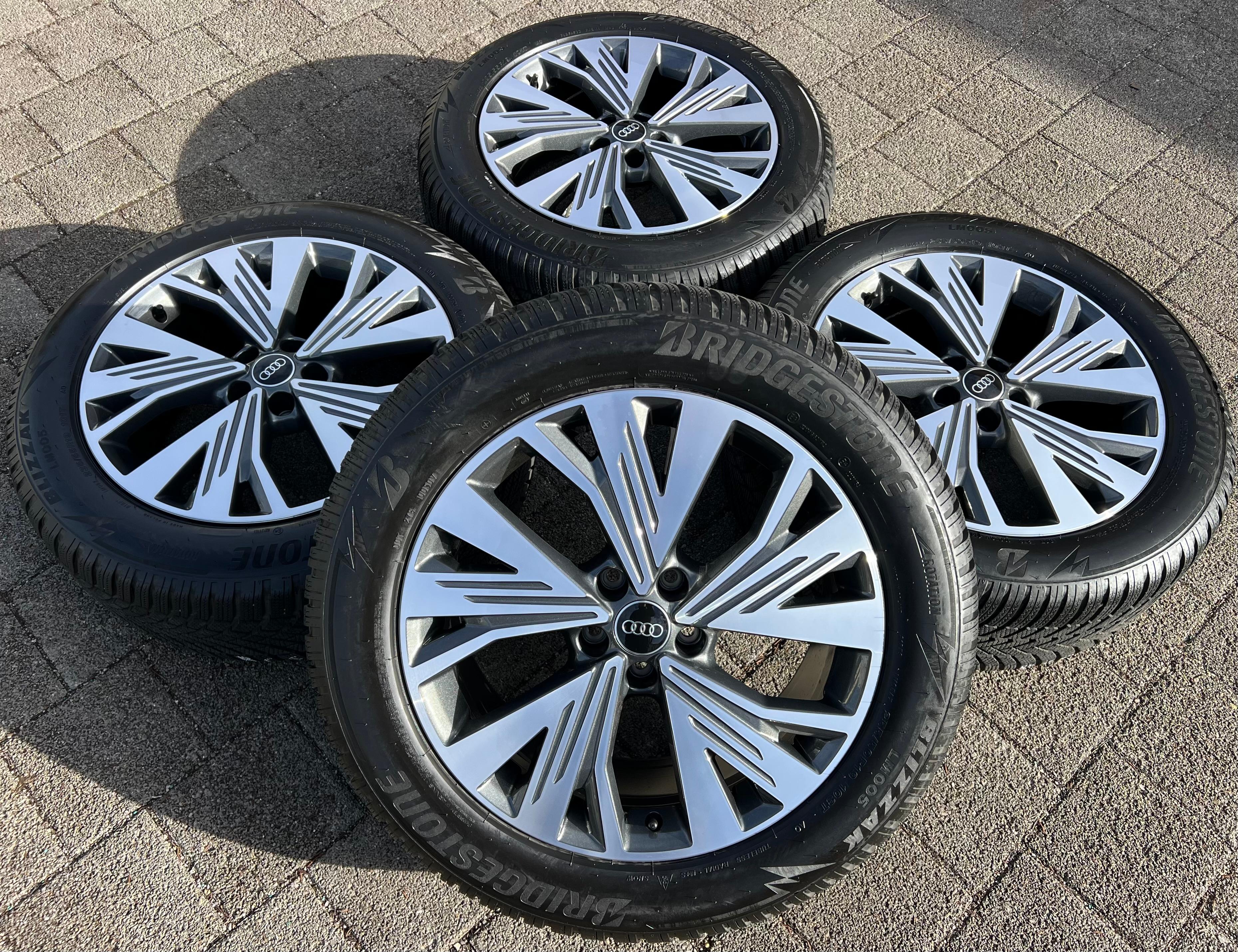 4 ORIGINAL 19" ALU WINTERRÄDER AUDI Q4 E-TRON 235/55R19 101T 255/50R19 103T 2024