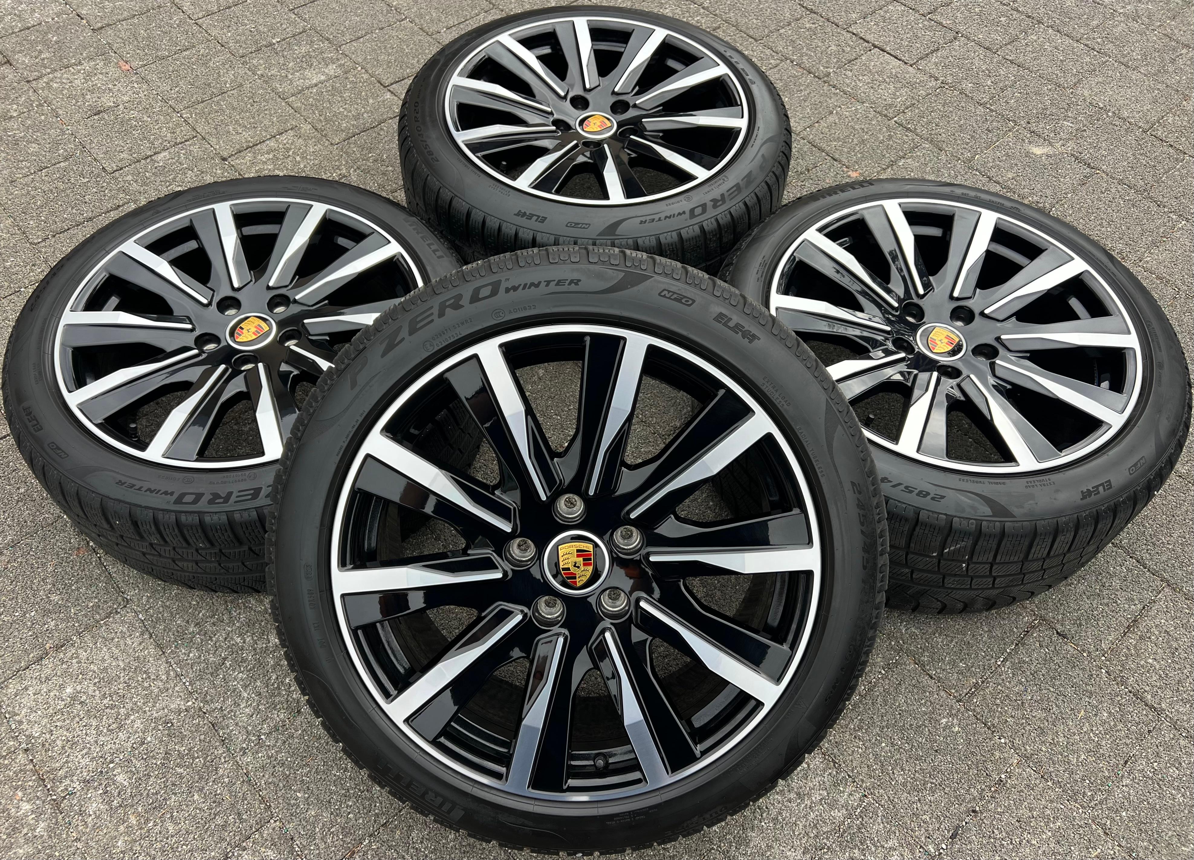 4 ORIGINAL 20" ALU WINTERRÄDER PORSCHE TAYCAN TEQUIPMENT RDKS FREIHAUS