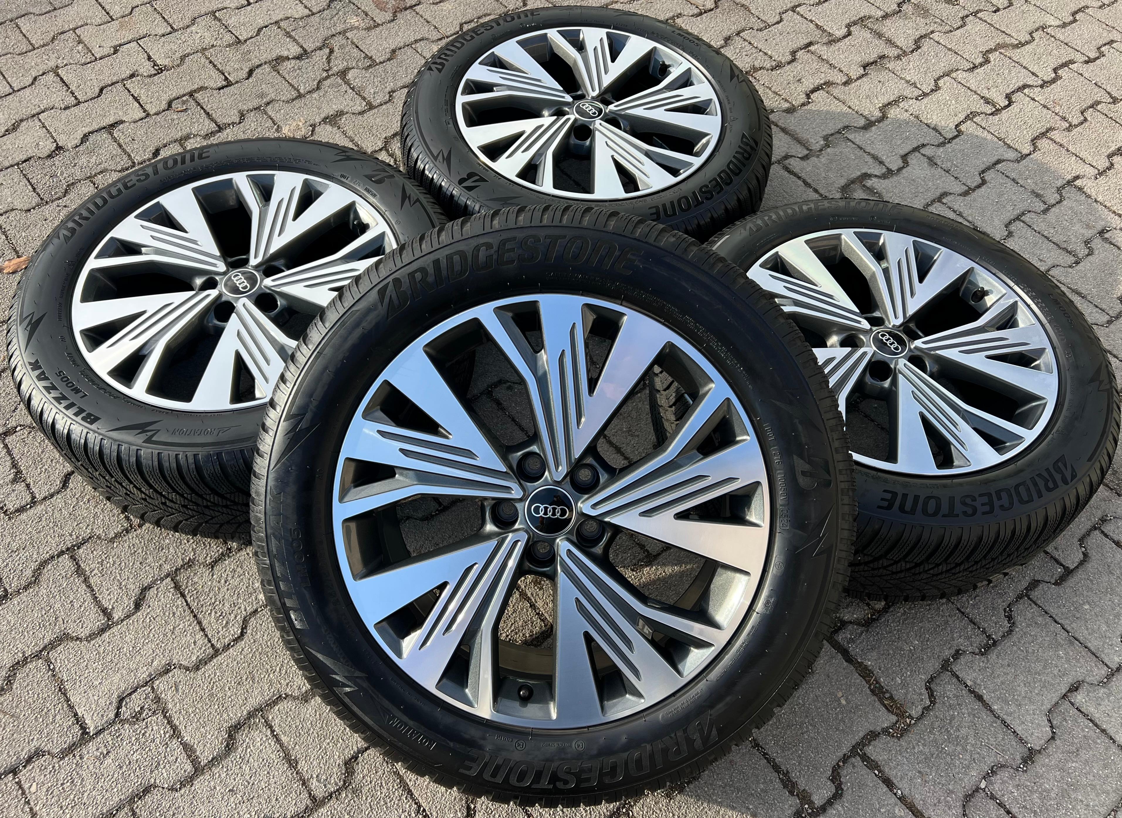 4 ORIGINAL 19" ALU WINTERRÄDER AUDI Q4 E-TRON 235/55R19 101T 255/50R19 103T 2024