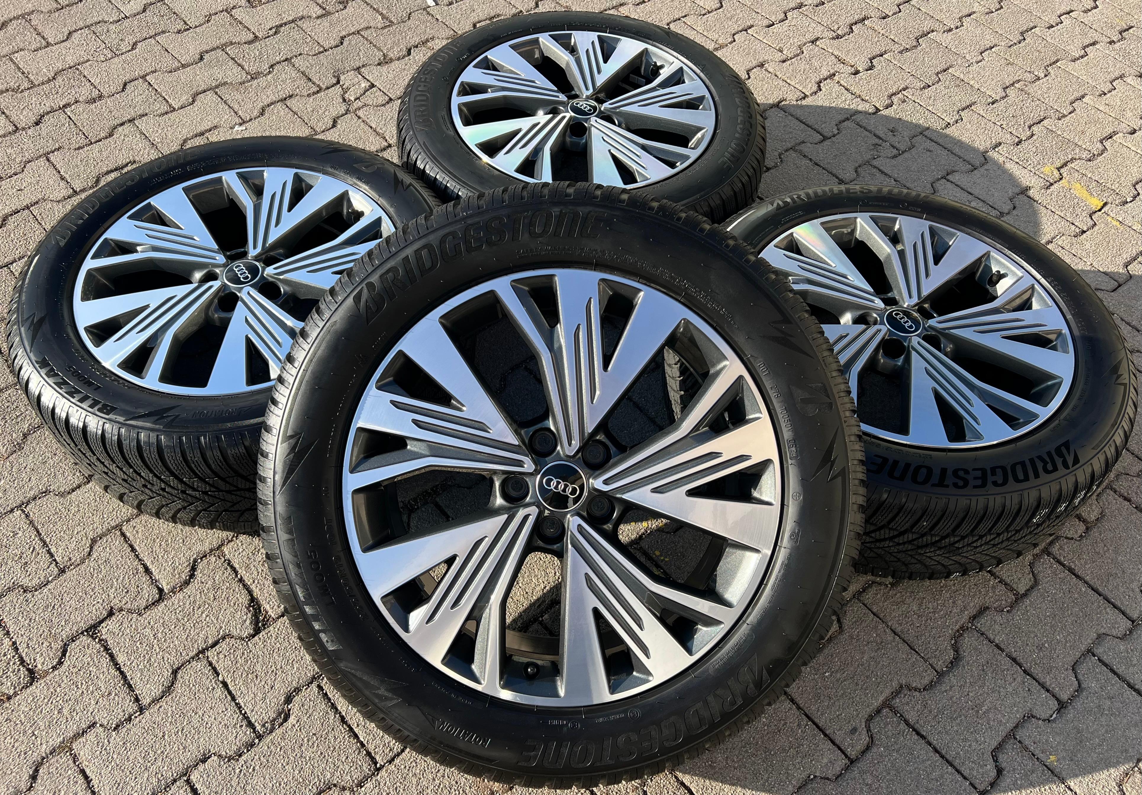 4 ORIGINAL 19" ALU WINTERRÄDER AUDI Q4 E-TRON 235/55R19 101T 255/50R19 103T 2024